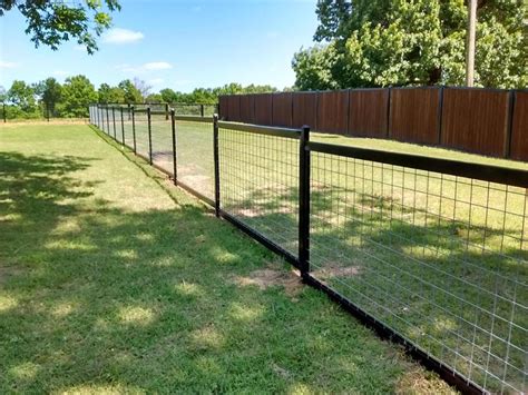 lows make a metal fence enclosure|Build a Modern Hog Wire Fence: The Complete DIY Guide.